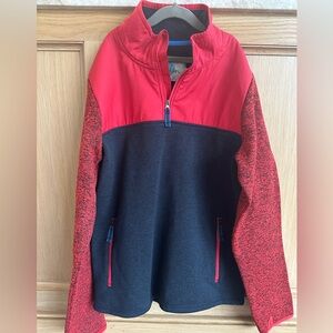 Boden Red and Black Kids Jacket
